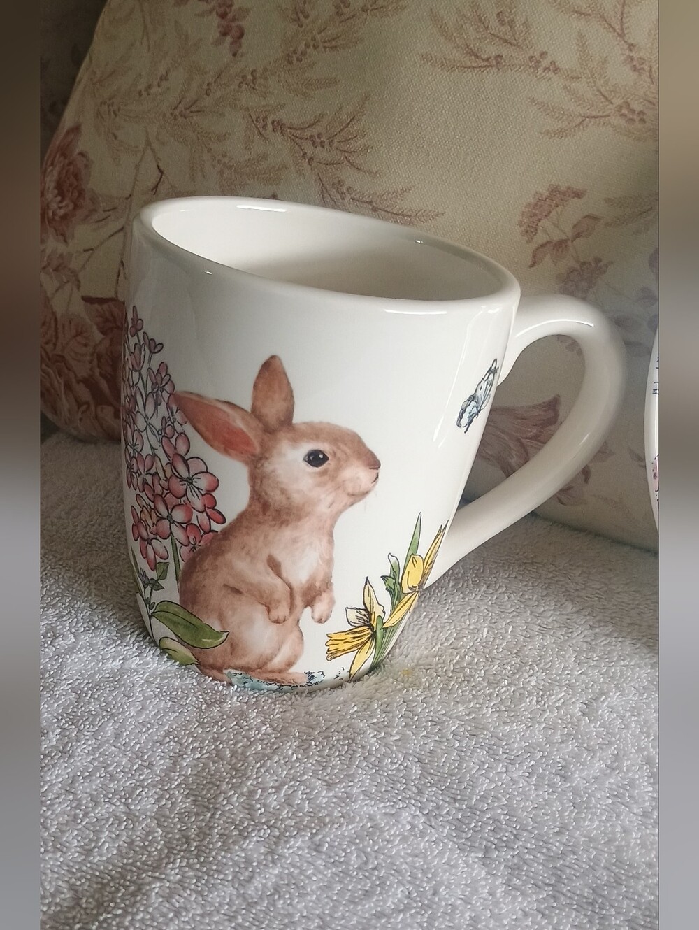 Floral Bunny mug